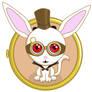 Steampunk vampire bunny