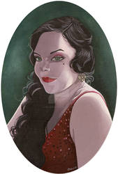 Anette Olzon retro style