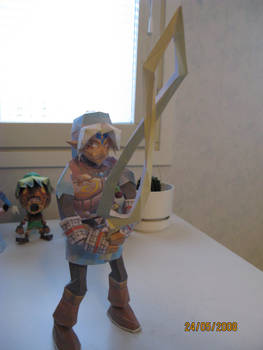 Fierce deity link papercraft