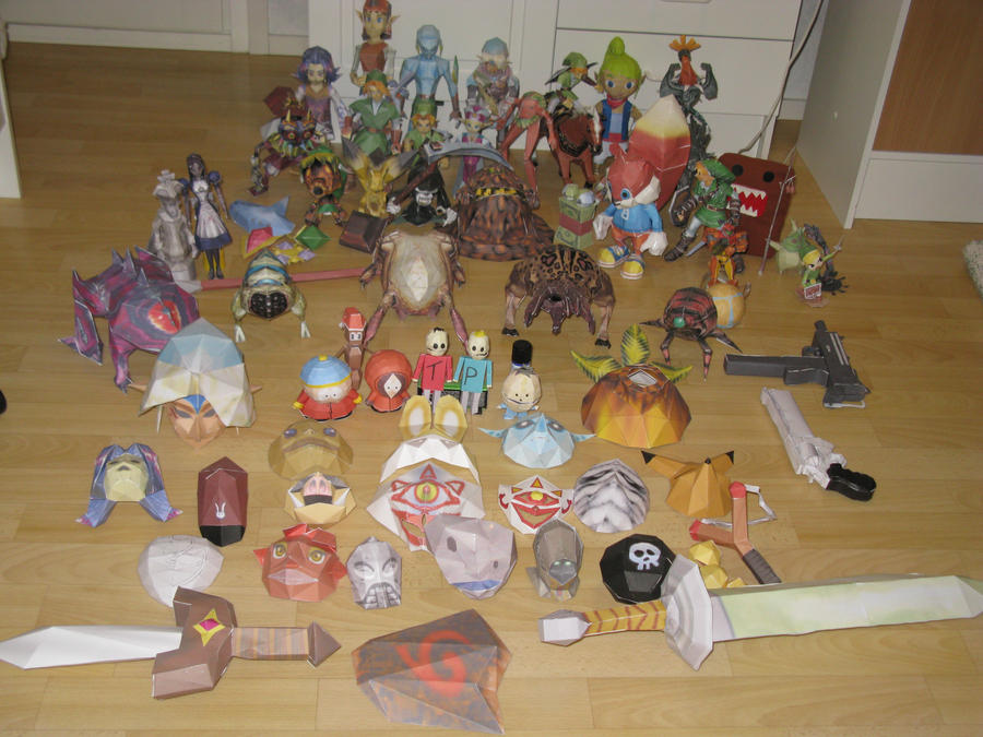 My papercraft collection by killero94 on DeviantArt