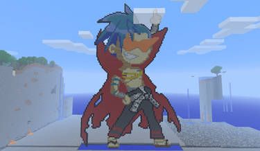 kamina in minecraft