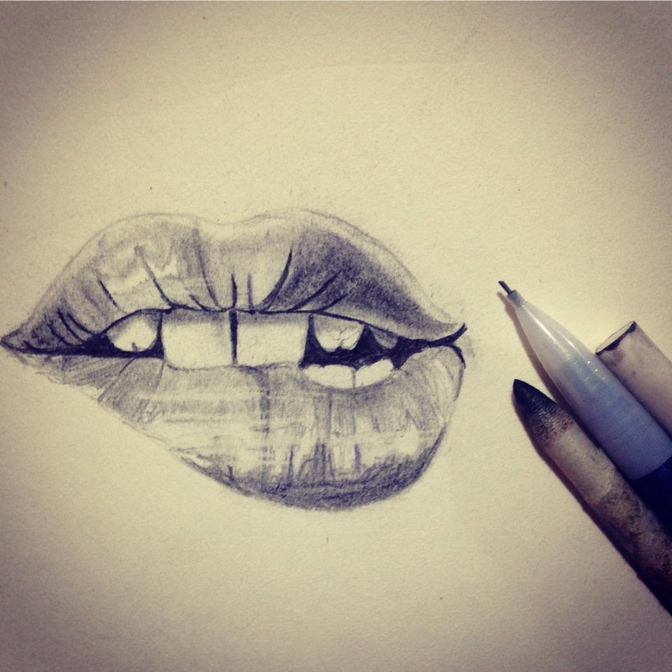 30 Minute Lip Sketch