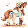 Beach Pony - Cream Heart - Now on Merch