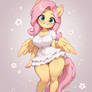 Anthro Fluttershy Thicc~