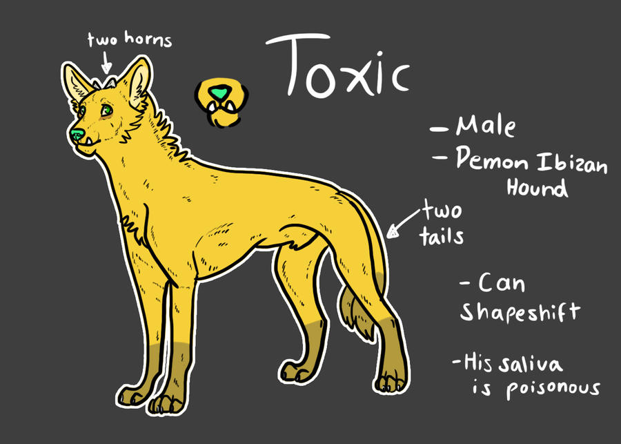 Toxic Reference Toxic reference sheet by Bluewolfu on DeviantArt