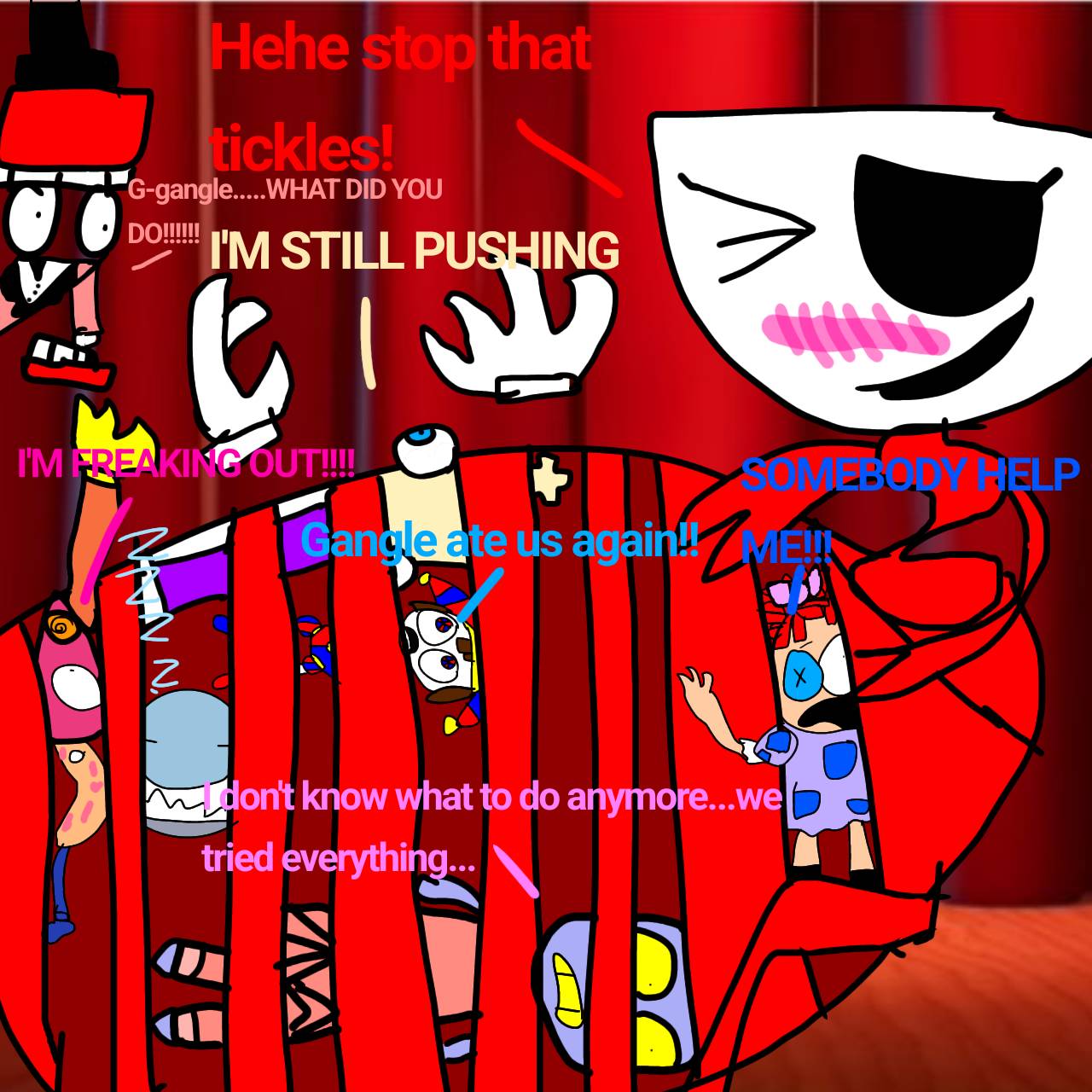 gangle eats everyone by TADCvoreFanart on DeviantArt