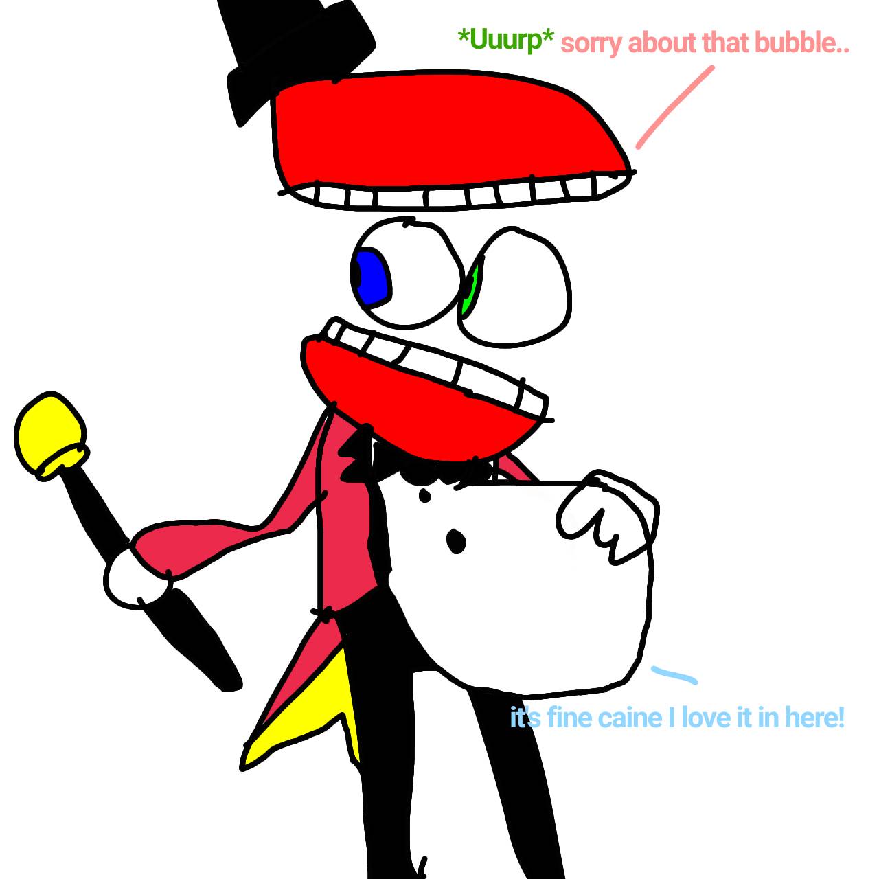 Caine Vores Bubble my First Ever Caine Vore By TADCvoreFanart On caine-vores-bubble-my-first-ever-caine-vore-by-tadcvorefanart-on