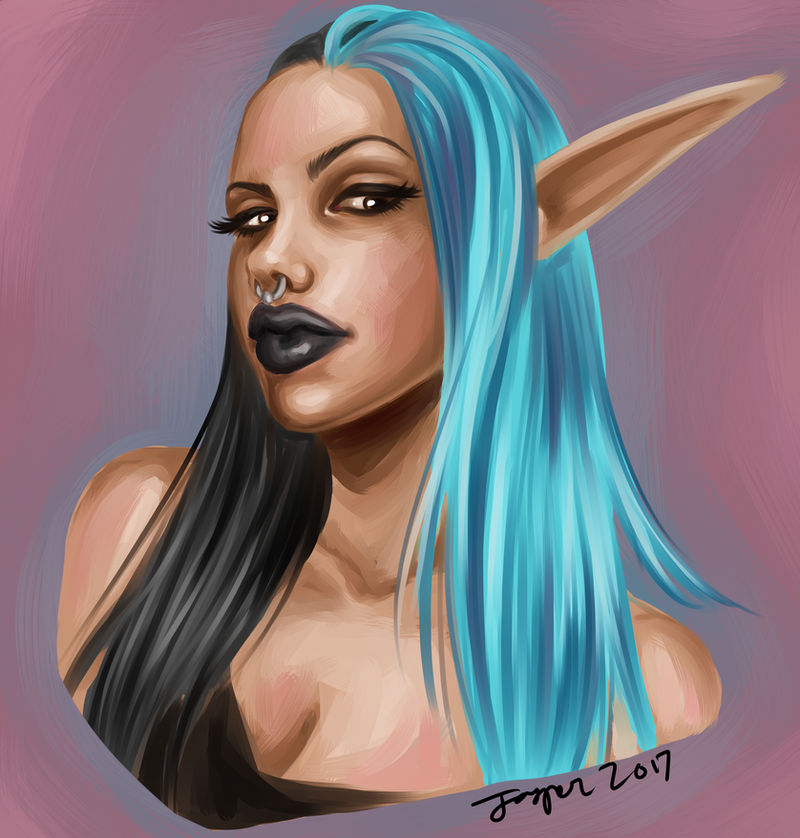 Splat Elf Swindle as an Elf-Speedpaint by akumasaaan on DeviantArt