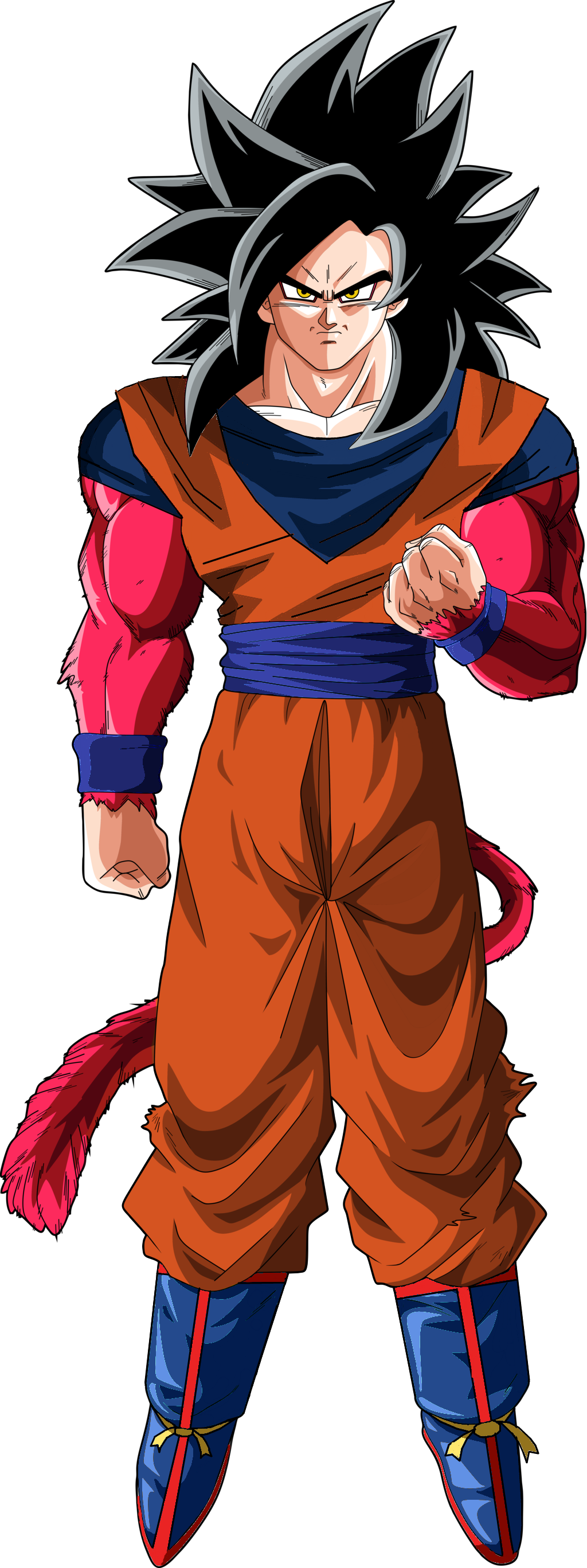 Goku SSJ 4 PNG by DavidBksAndrade on DeviantArt