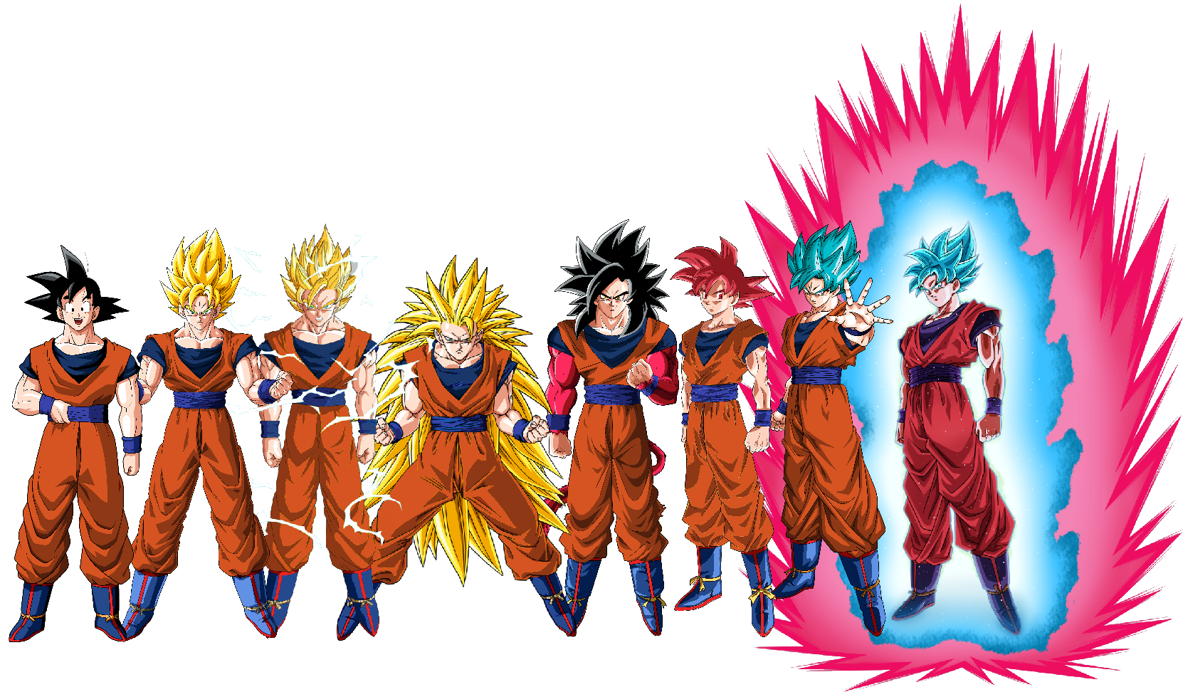Goku's Blue Hair Transformation in Dragon Ball Legends - wide 2