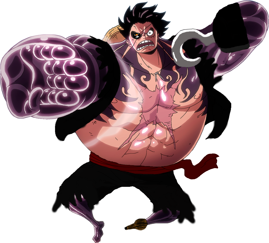 Luffy Gear 4 Render/PNG [One Piece] by JoyBoyTV on DeviantArt