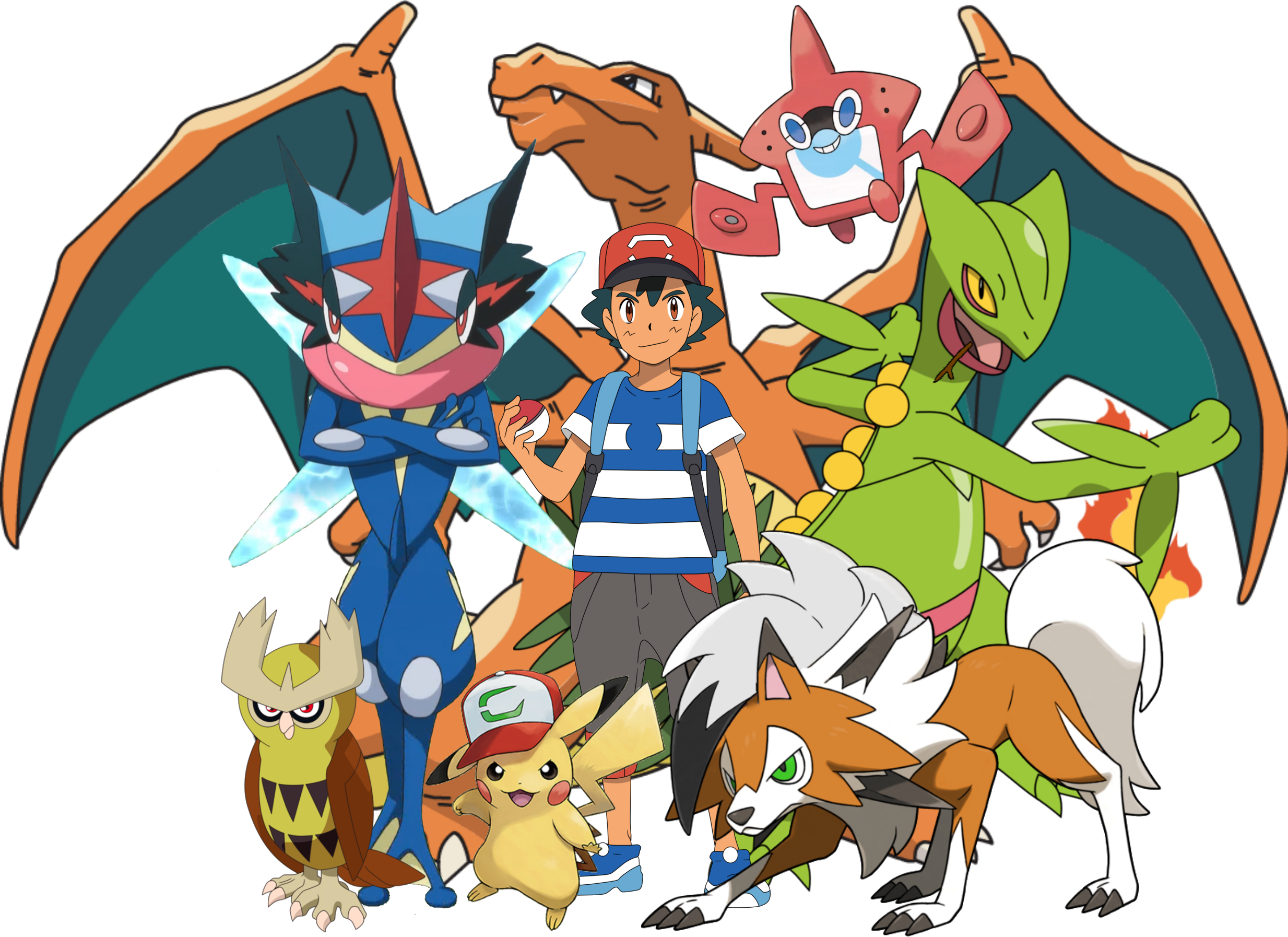 Pokemon Ash Best Team by DavidBksAndrade on DeviantArt