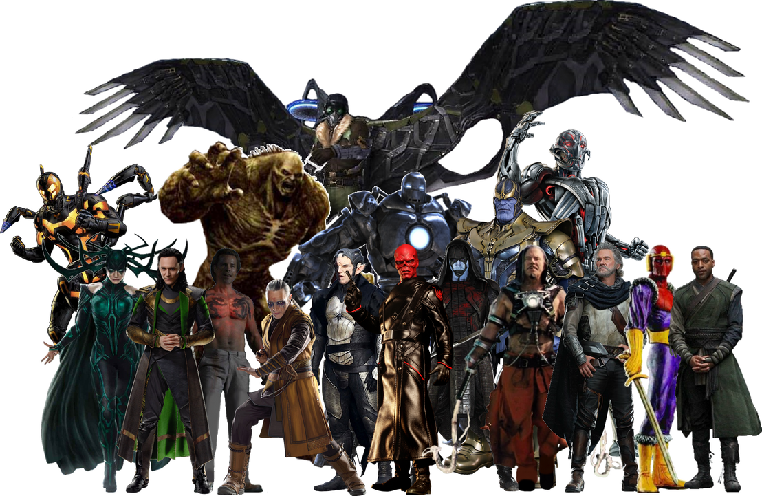 MCU Principal Villains PNG By DavidBksAndrade On DeviantArt mcu-principal-villains-png-by-davidbksandrade-on-deviantart