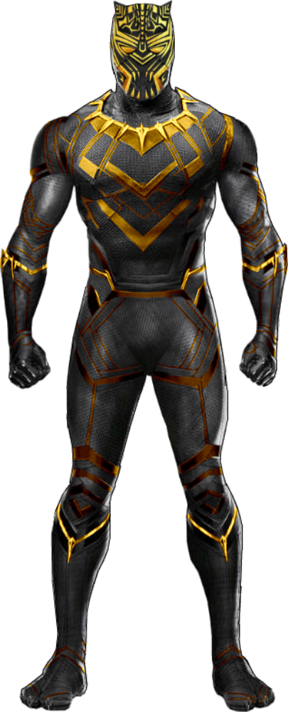 MCU Black Panther Killmonger Golden Jaguar PNG by MCU Black Panther Killmonger Golden Jaguar PNG by