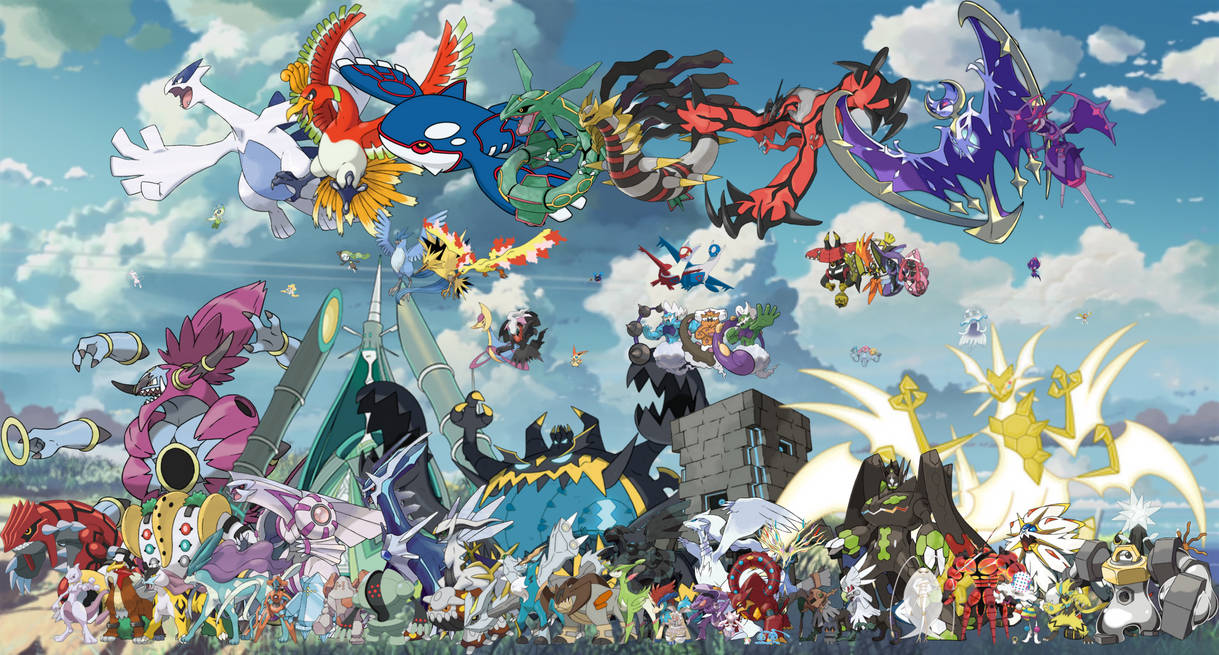 All Legendary Mythical UB Pokemon by DavidBksAndrade on DeviantArt