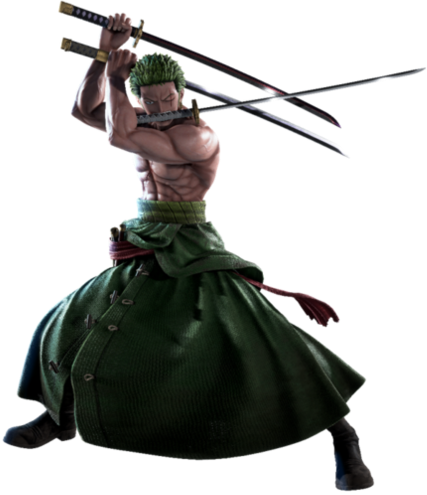 DeviantArt Roronoa Zoro One Piece - Action Figure Transparent PNG