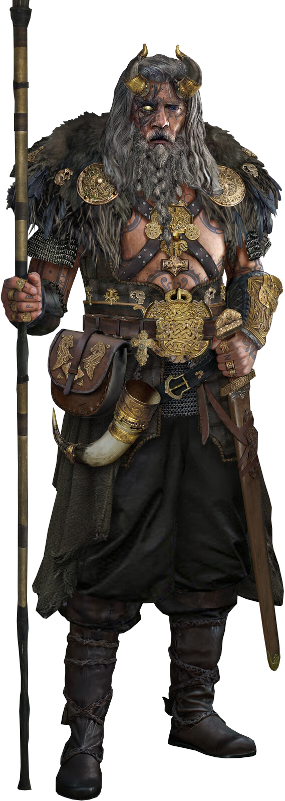 God of War Ragnarok - Alford (Odin) PNG Transparen by DavidBksAndrade on  DeviantArt