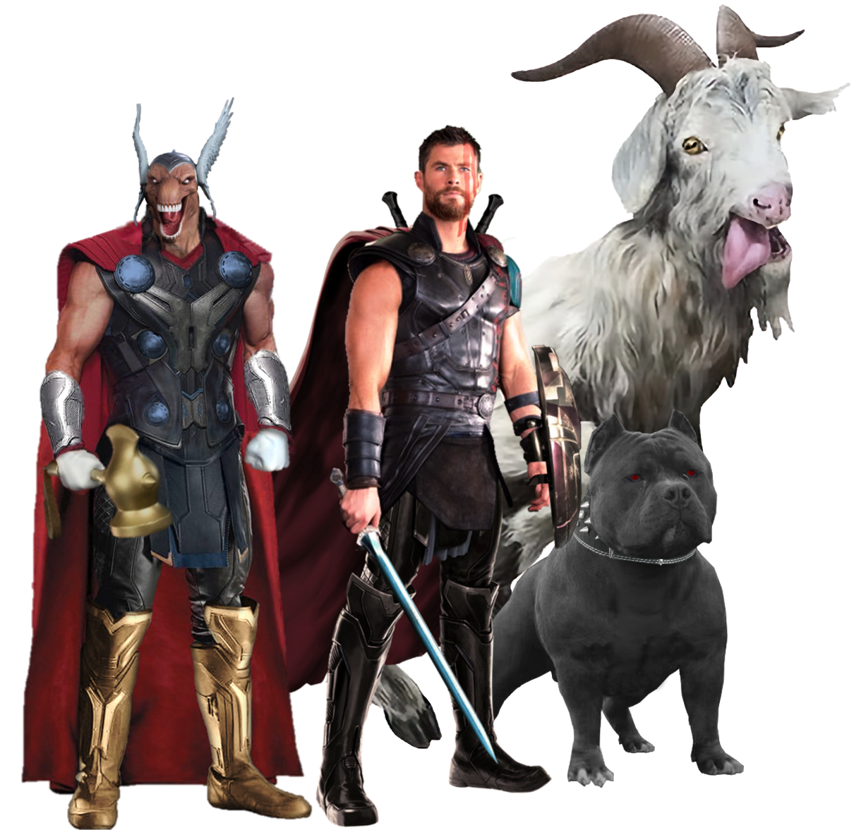 God of War - Thor Family Transparent by DavidBksAndrade on DeviantArt