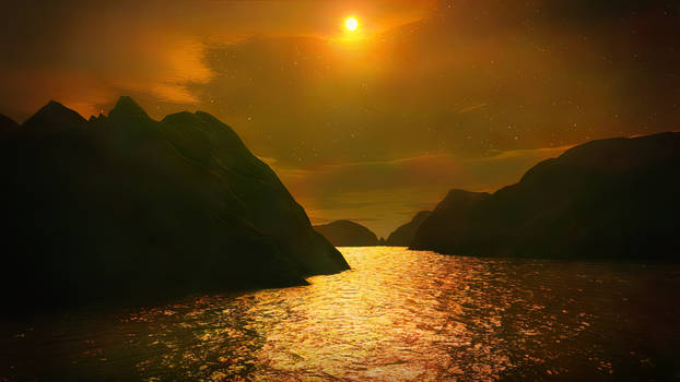 Fantastic light - Terragen and Photoshop