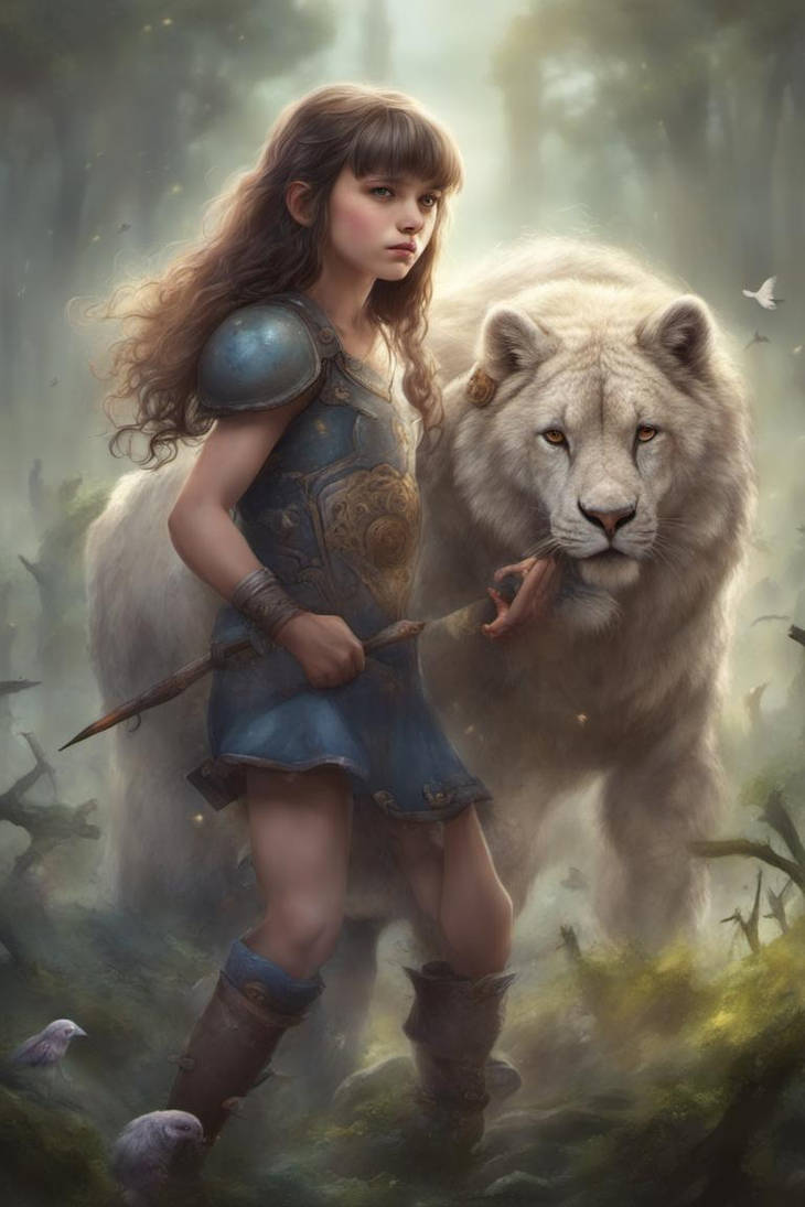 Fantasy Autistic Girl With Strength 55