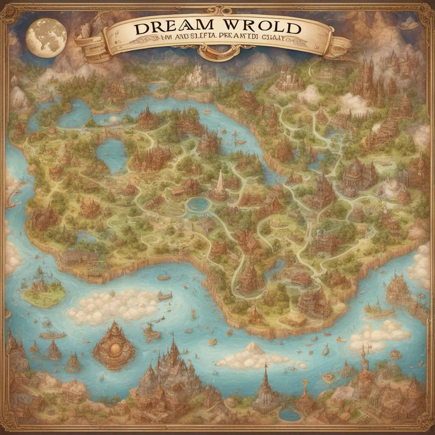 Dream World Map 3 by cherrydrop100 on DeviantArt