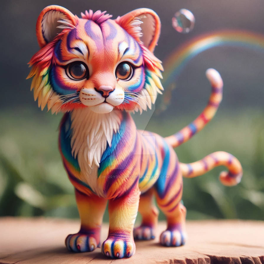 (open) Rainbow Tiger 3 by cherrydrop100 on DeviantArt