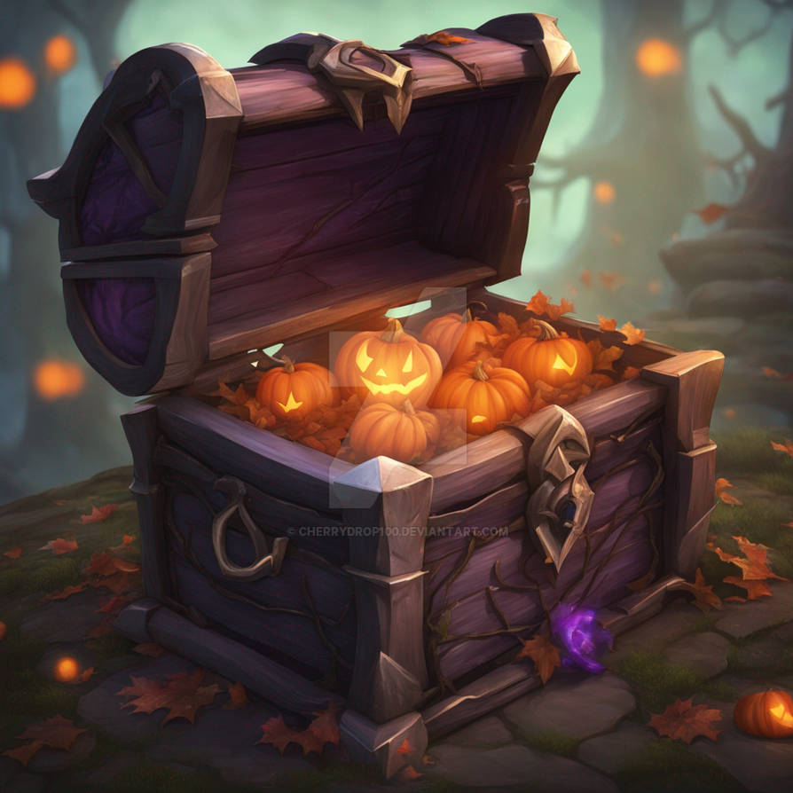 Key Haunted Chest fairy realm Halloween chest kj87 by cherrydrop100 on DeviantArt