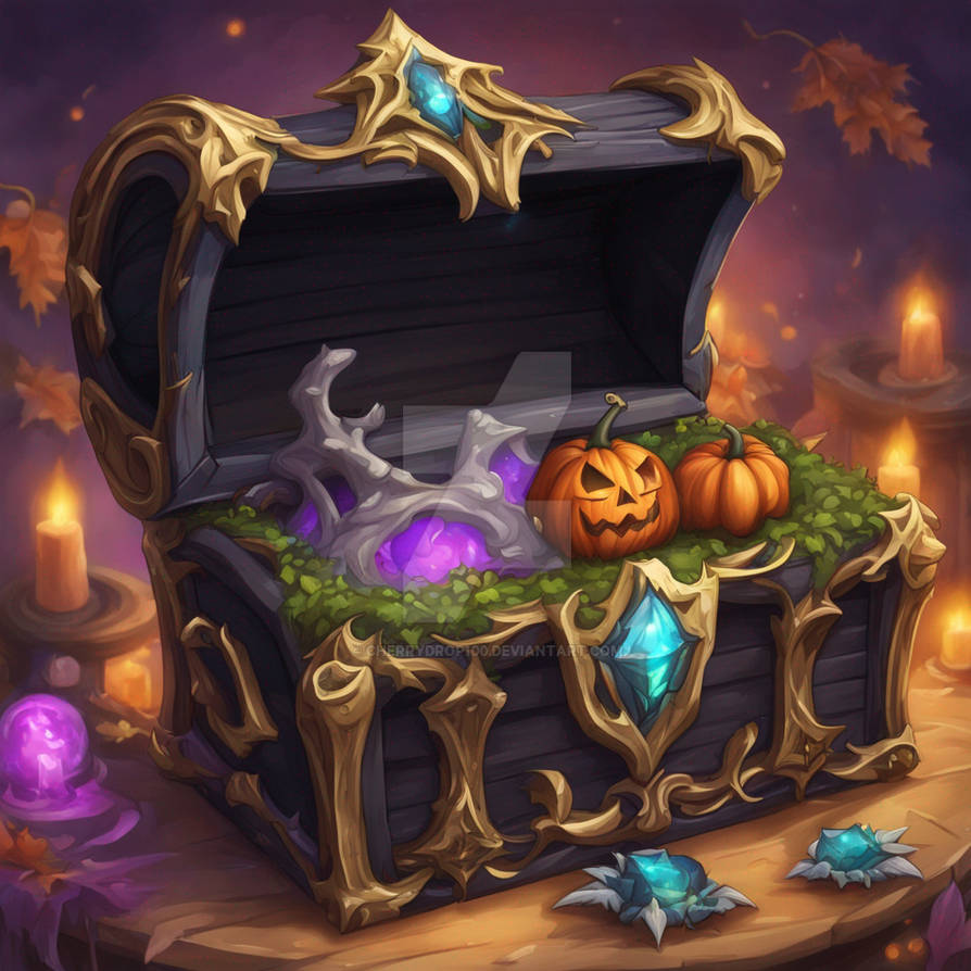 Key Haunted Chest fairy realm Halloween chest 543fds by cherrydrop100 on DeviantArt
