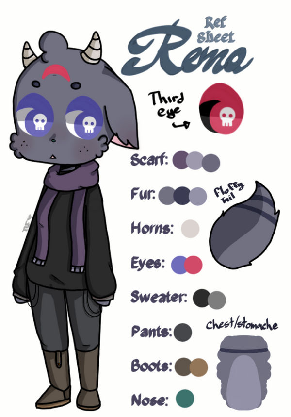 Remo Ref Sheet by TigerlilyDraws1 on DeviantArt