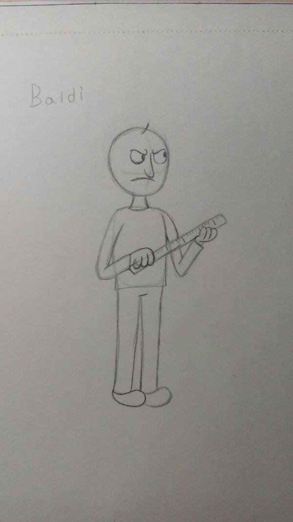 Baldi Drawing by AlyonaPlay on DeviantArt