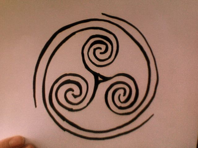 Celtic Triple Spiral