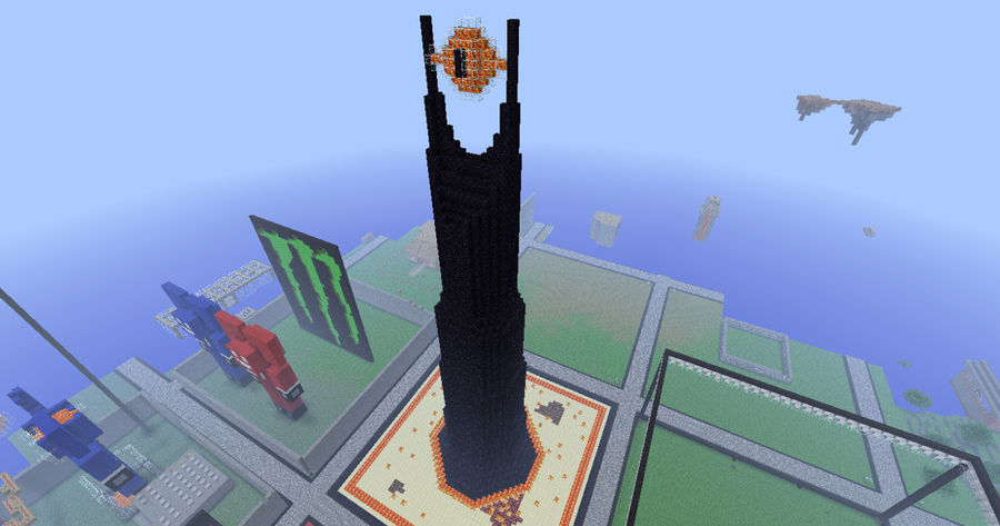 Barad Dur Minecraft Replica By On Deviantart