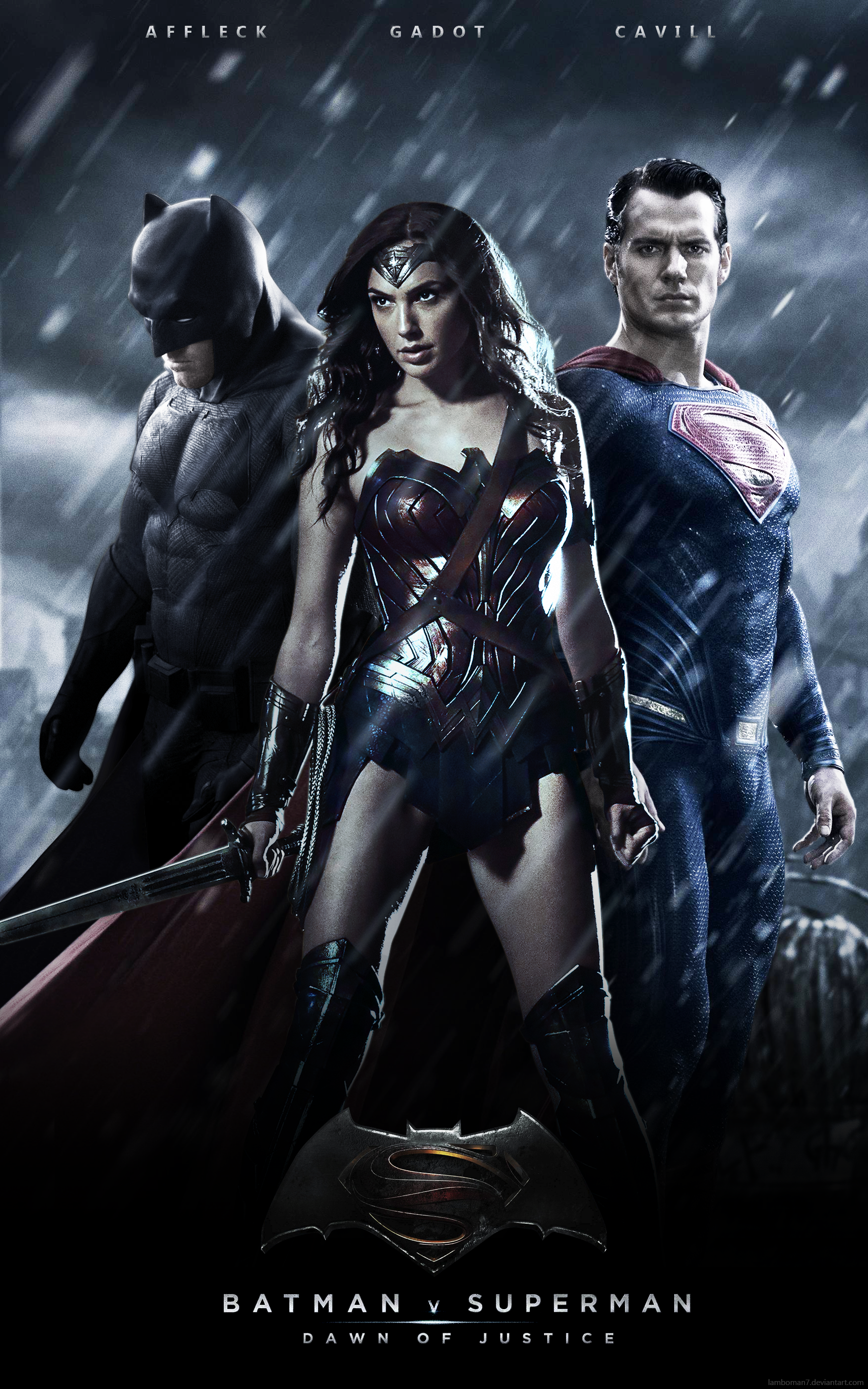 Batman v Superman Dawn of Justice - Trinity Poster