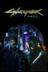 Cyberpunk 2077 - Fan made Box/Cover Art (Black)