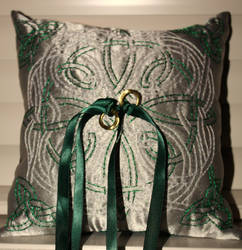 Celtic Wedding Ring Pillow