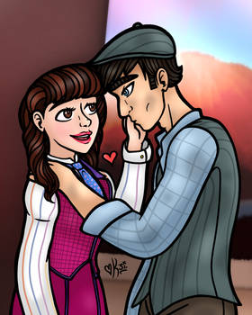 Comfort - Jack and Katherine - Newsies Fanart