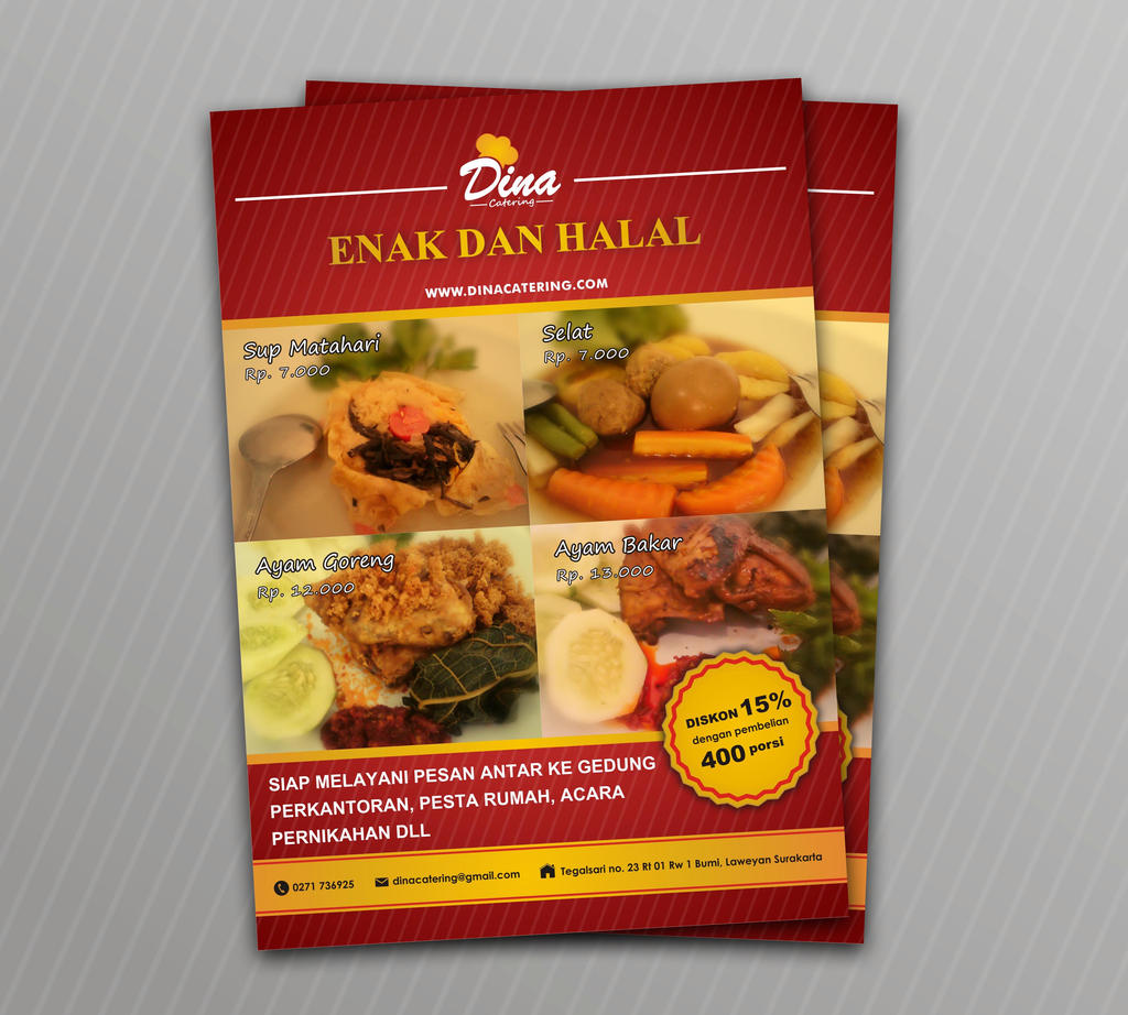 Flyer Dina Catering