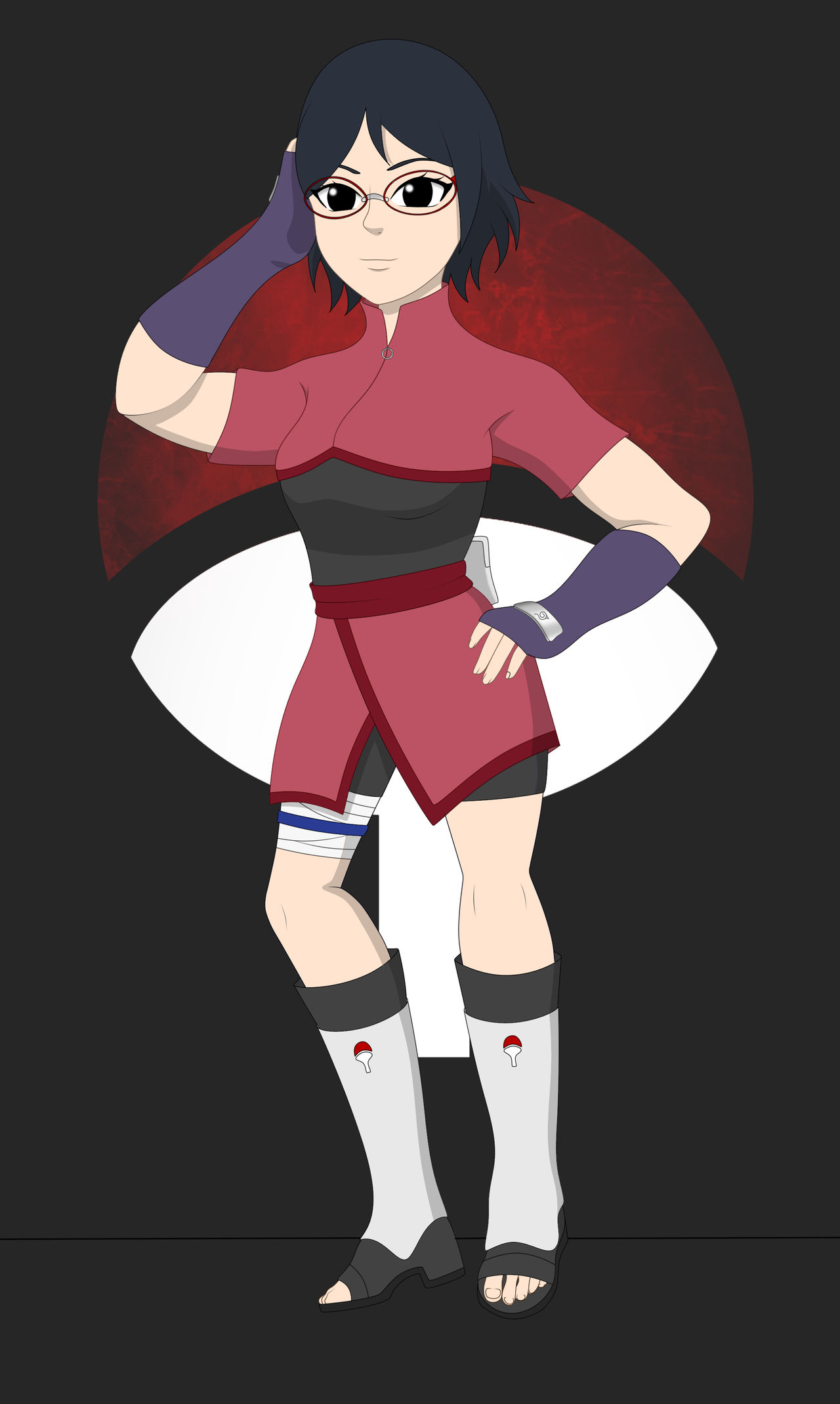 Timeskip Sarada by libraarye on DeviantArt