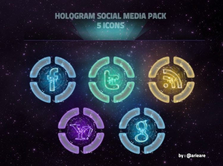 Hologram Social Media Pack