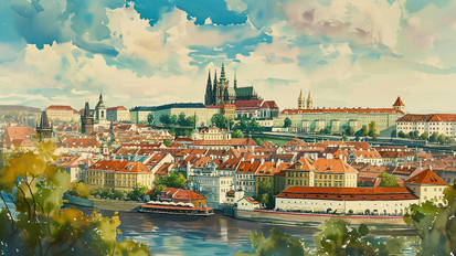 Praha landscape 