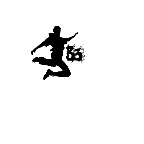 BE FREE parkour style logo