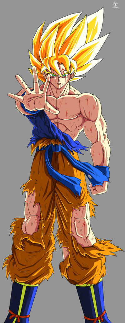 Goku ssj1 fan Art