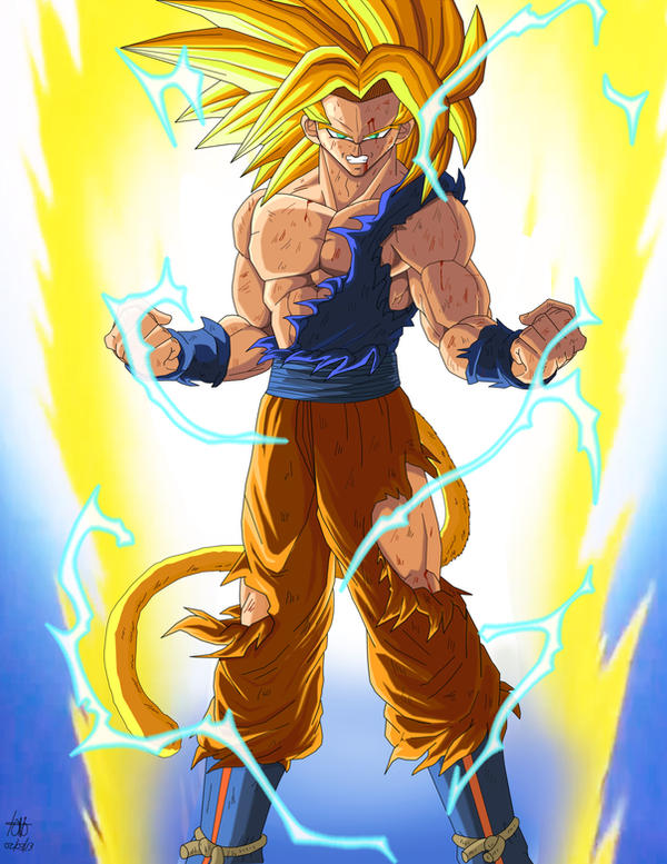 Goku Super saiyan god Fan Art by kakarotoo666 on DeviantArt