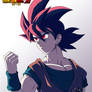 Goku ssj God (ilustracion para concurso)