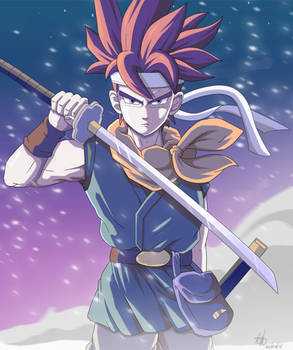 Fan art Chrono from chrono trigger