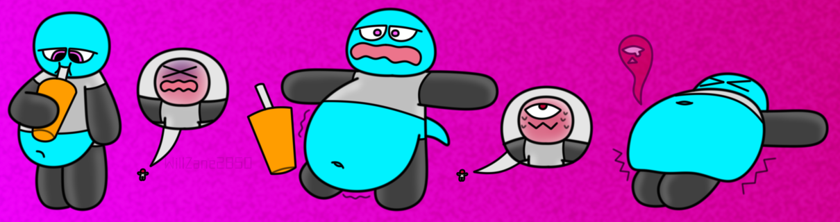 Squashed Bender I Was Squashed By Blu by WillZane2850 on DeviantArt