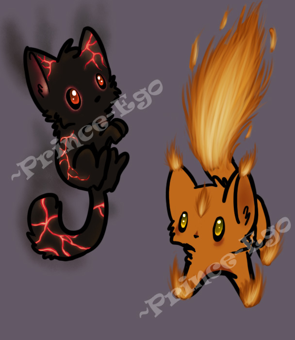 Fire kittens Adoptables! [CLOSED]