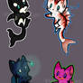 Water Kittens Adoptables [AUCTION - CLOSED]