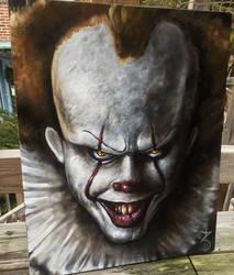 Pennywise 16x20 oil on canvas 