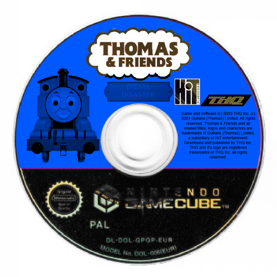 Thomas and Friends: Diesel Disaster GameCube disc by LachStarYT on ...